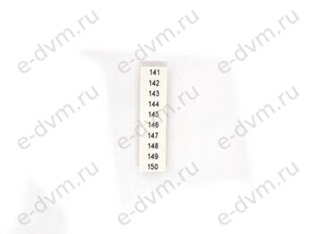 Маркировка для клеммных модулей Phoenix Contact 0805807 ZB 4,QR:FORTL.ZAHLEN 141-150 (новое в уп.)