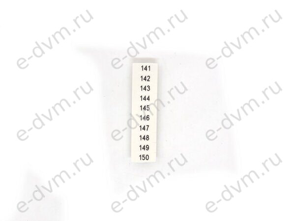 Маркировка для клеммных модулей Phoenix Contact 0805807 ZB 4,QR:FORTL.ZAHLEN 141-150 (новое в уп.)