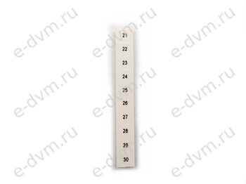 Маркировка для клеммных модулей Phoenix Contact 1052028 ZB 8,QR:FORTL.ZAHLEN 21-30 (новое в уп.)