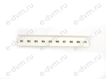 Маркировка для клеммных модулей Phoenix Contact 1052015 ZB 8,LGS:FORTL.ZAHLEN 161-170 (новое в уп.)